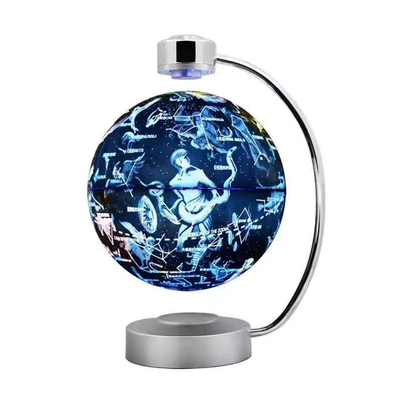 Magnetic Ellipse Desk Lamp - Smart Balance Levitating Night Light for Modern Home or Office