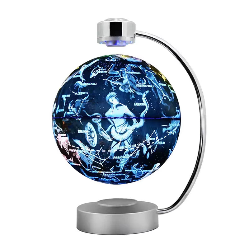 Magnetic Ellipse Desk Lamp - Smart Balance Levitating Night Light for Modern Home or Office