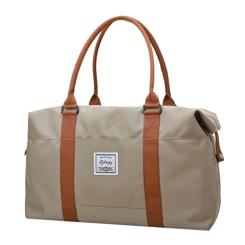 Canvas Travel Bags for Men Women Hand Luggage Bags Weekend Overnight Bags Tote Outdoor Storage Bag Large Capacity Duffle Bag