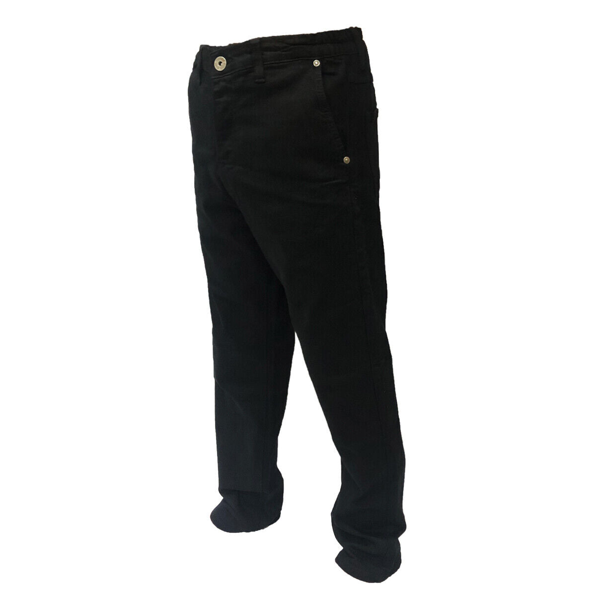 Straight Fit Elasticated Waist Stretch Mens Denim Jeans