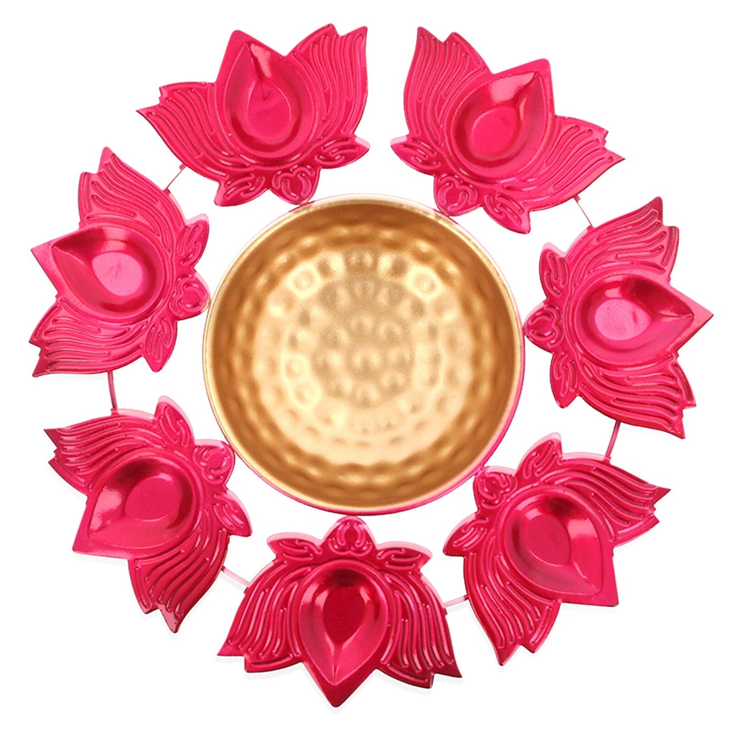 Urli Bowl Diwali Diya Holder Floating Flower Tea Light Candle Indian Décor Lotus