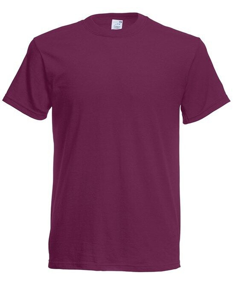 Fruit of the Loom Mens T Shirts Plain Cotton Short Sleeve T-Shirt Tee Top New