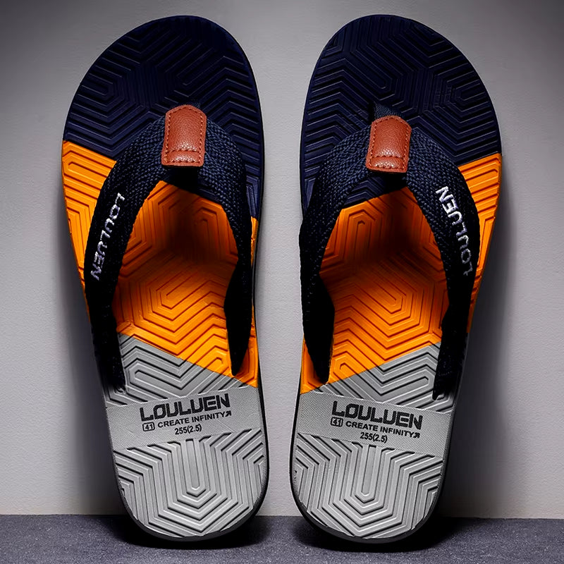High Quality Hot Sale Men Flip Flops Summer Beach Flip Flops Men Fashion Breathable Casual Beach Men Slippers Summer Outdoor