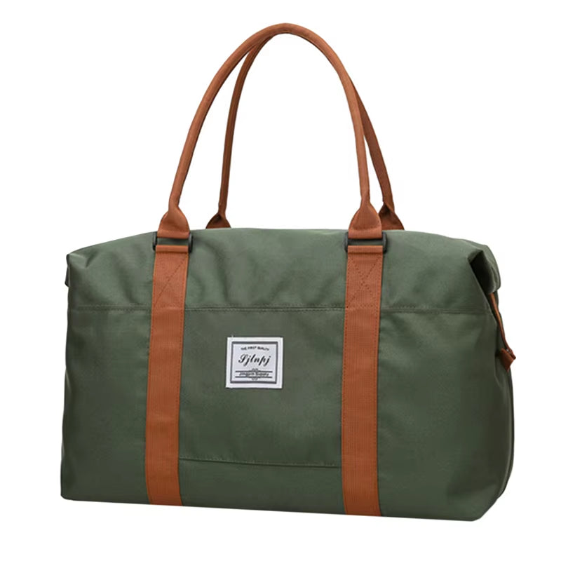 Canvas Travel Bags for Men Women Hand Luggage Bags Weekend Overnight Bags Tote Outdoor Storage Bag Large Capacity Duffle Bag