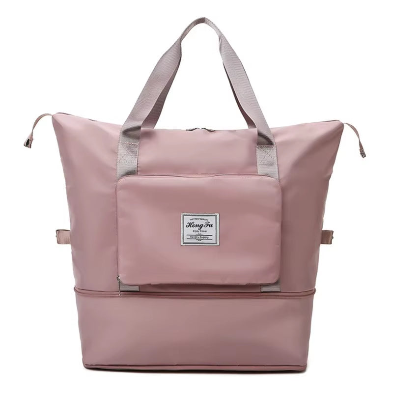 Canvas Travel Bags for Men Women Hand Luggage Bags Weekend Overnight Bags Tote Outdoor Storage Bag Large Capacity Duffle Bag