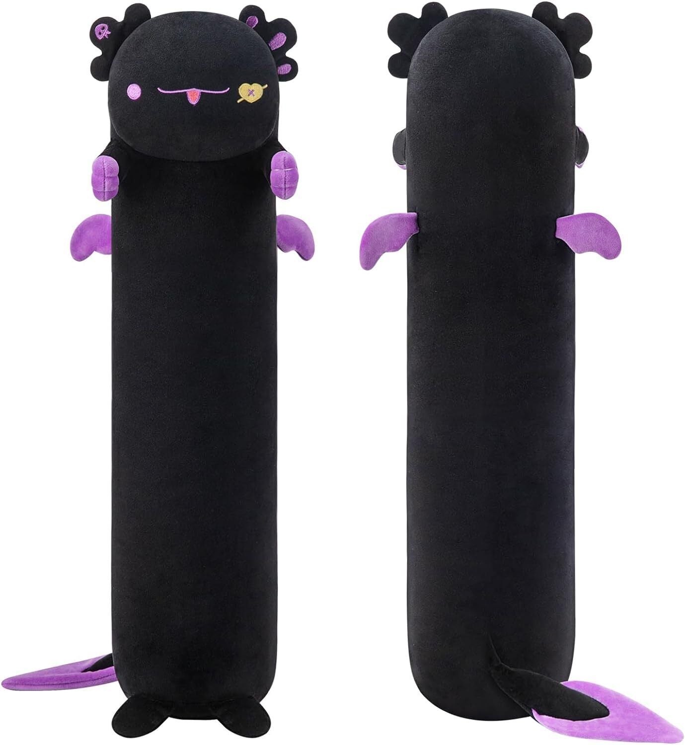 Long Cat Pillow Plush Sleeping Hugging Cushion Stuffed Cute Squishy Kitty Black