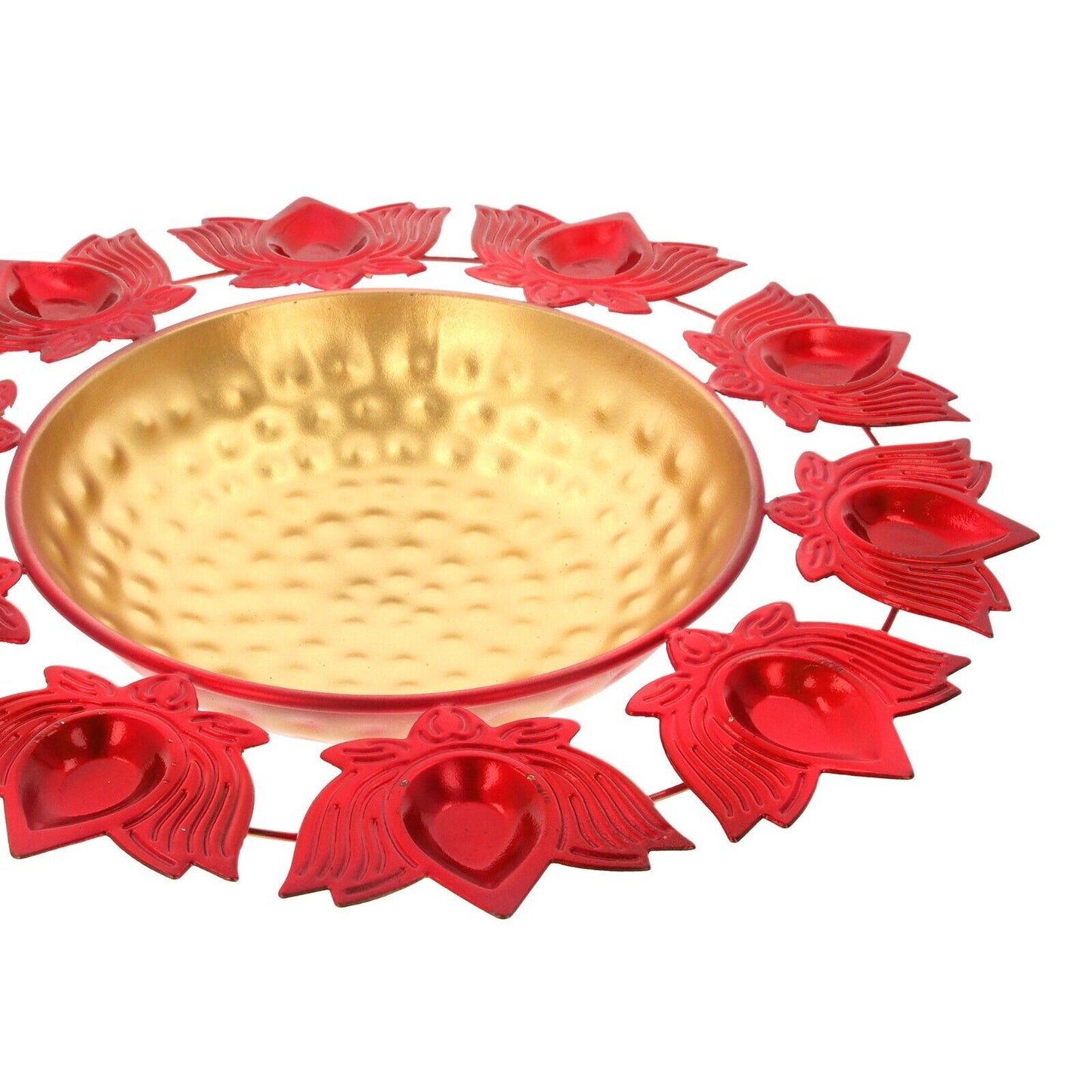 Urli Bowl Diwali Diya Holder Floating Flower Tea Light Candle Indian Décor Lotus