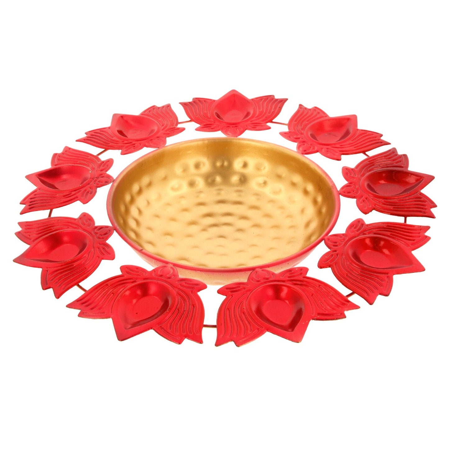 Urli Bowl Diwali Diya Holder Floating Flower Tea Light Candle Indian Décor Lotus
