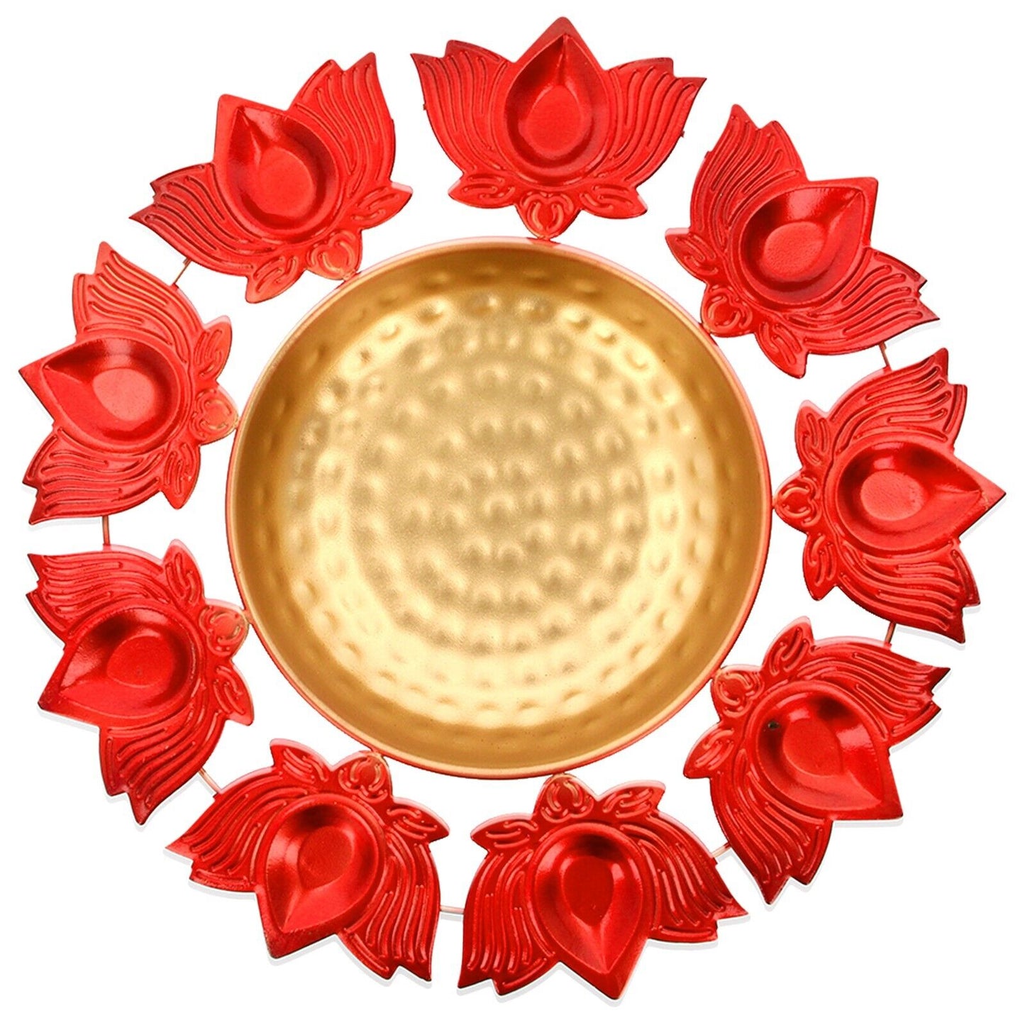 Urli Bowl Diwali Diya Holder Floating Flower Tea Light Candle Indian Décor Lotus