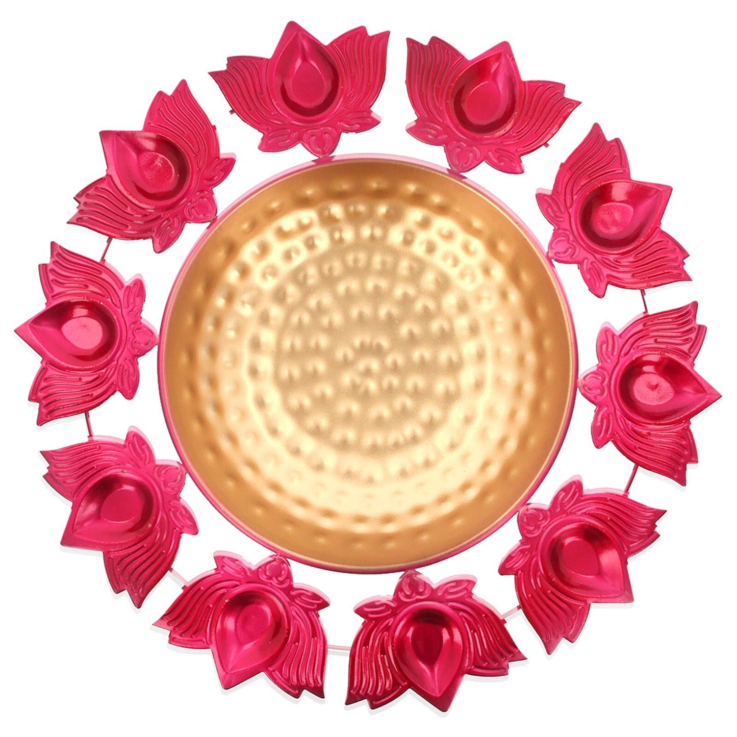 Urli Bowl Diwali Diya Holder Floating Flower Tea Light Candle Indian Décor Lotus
