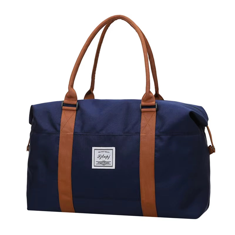 Canvas Travel Bags for Men Women Hand Luggage Bags Weekend Overnight Bags Tote Outdoor Storage Bag Large Capacity Duffle Bag