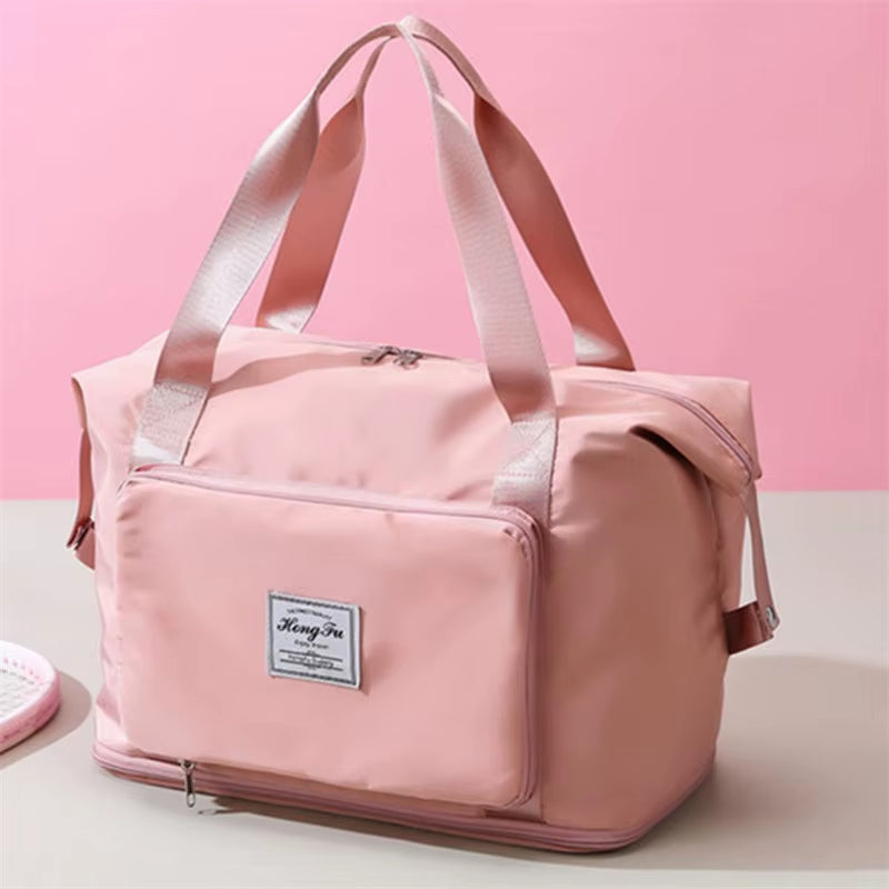 Canvas Travel Bags for Men Women Hand Luggage Bags Weekend Overnight Bags Tote Outdoor Storage Bag Large Capacity Duffle Bag