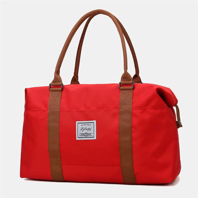 Canvas Travel Bags for Men Women Hand Luggage Bags Weekend Overnight Bags Tote Outdoor Storage Bag Large Capacity Duffle Bag