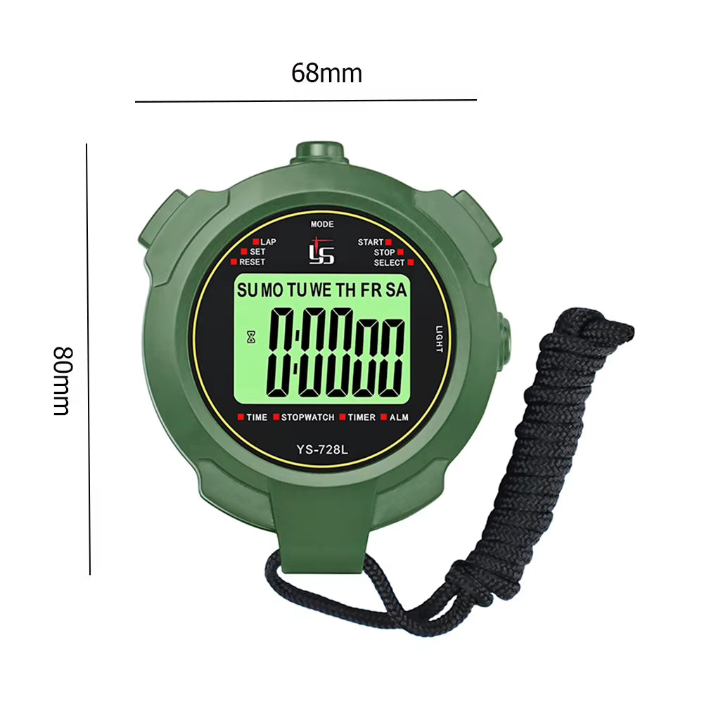 LED Digital Countdown Clock Wall Mounted Gym Timer with Adhesive Hook Digital Kitchen Timer Remote Control Sport Stopwatch