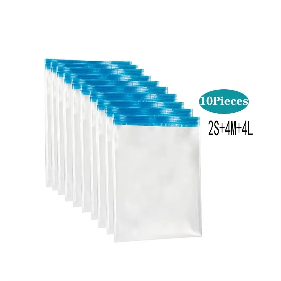 Travel Compression Bags, Roll up Travel Space Saver Bags for Luggage, Cruise Ship Essentials Cothes