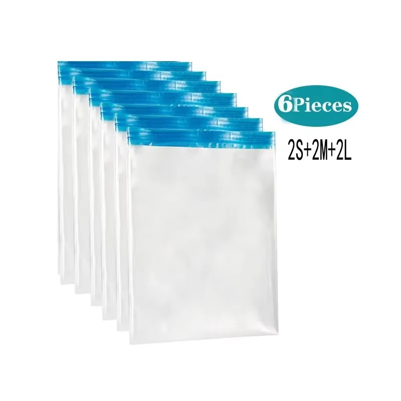 Travel Compression Bags, Roll up Travel Space Saver Bags for Luggage, Cruise Ship Essentials Cothes