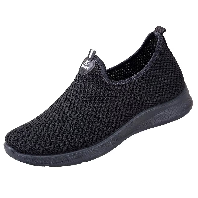 Mens Shoes Breathable Slip on Running Sneakers Comfortable Summer Sport Tennis Shoes for Man Non Slip Lightweigh Flats