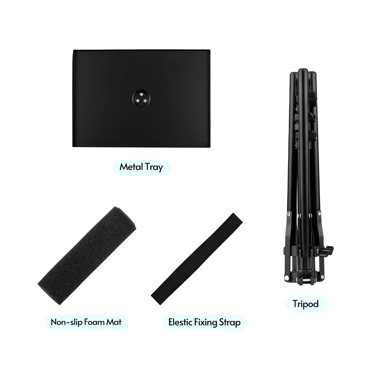 Universal Laptop Projector Tripod Stand &Holder Aluminum Alloy Computer Projector Floor Stand 41-135Cm/ 16-53In Ajudtable Height