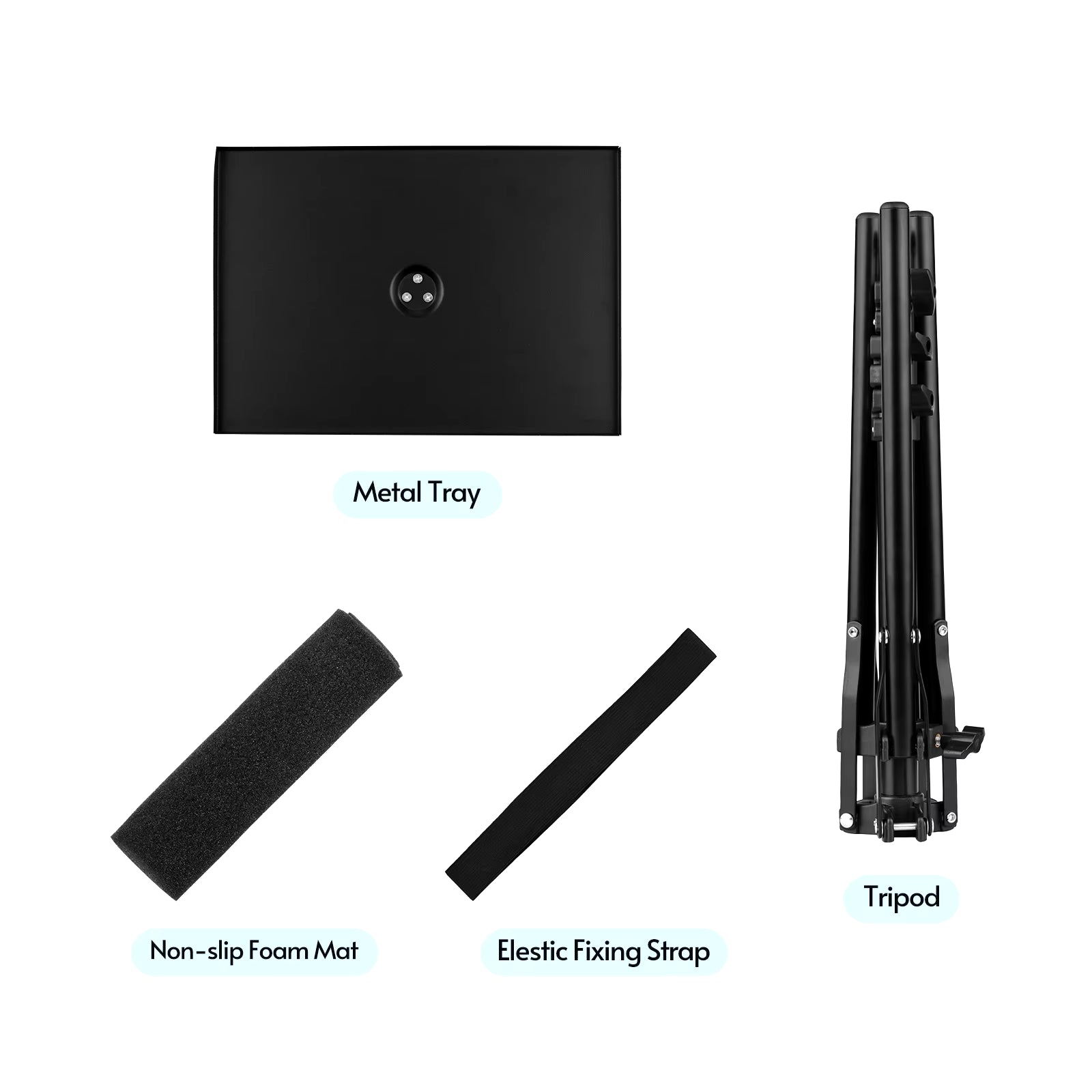 Universal Laptop Projector Tripod Stand &Holder Aluminum Alloy Computer Projector Floor Stand 41-135Cm/ 16-53In Ajudtable Height