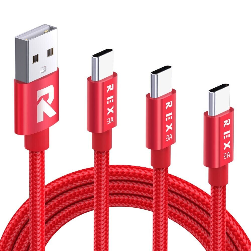 USB a to Type C Fast Charger Cable 3A for Samsung Mobile Phone Lead USB C Cable