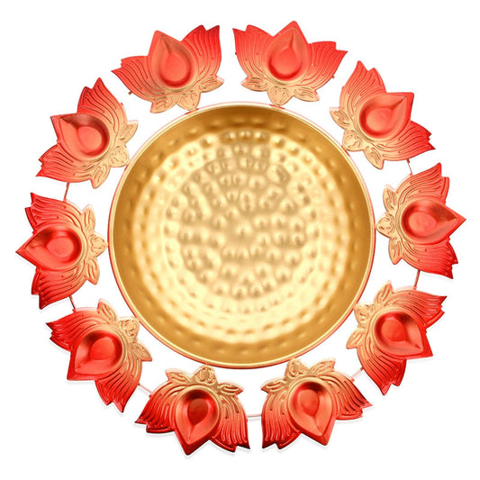 Urli Bowl Diwali Diya Holder Floating Flower Tea Light Candle Indian Décor Lotus