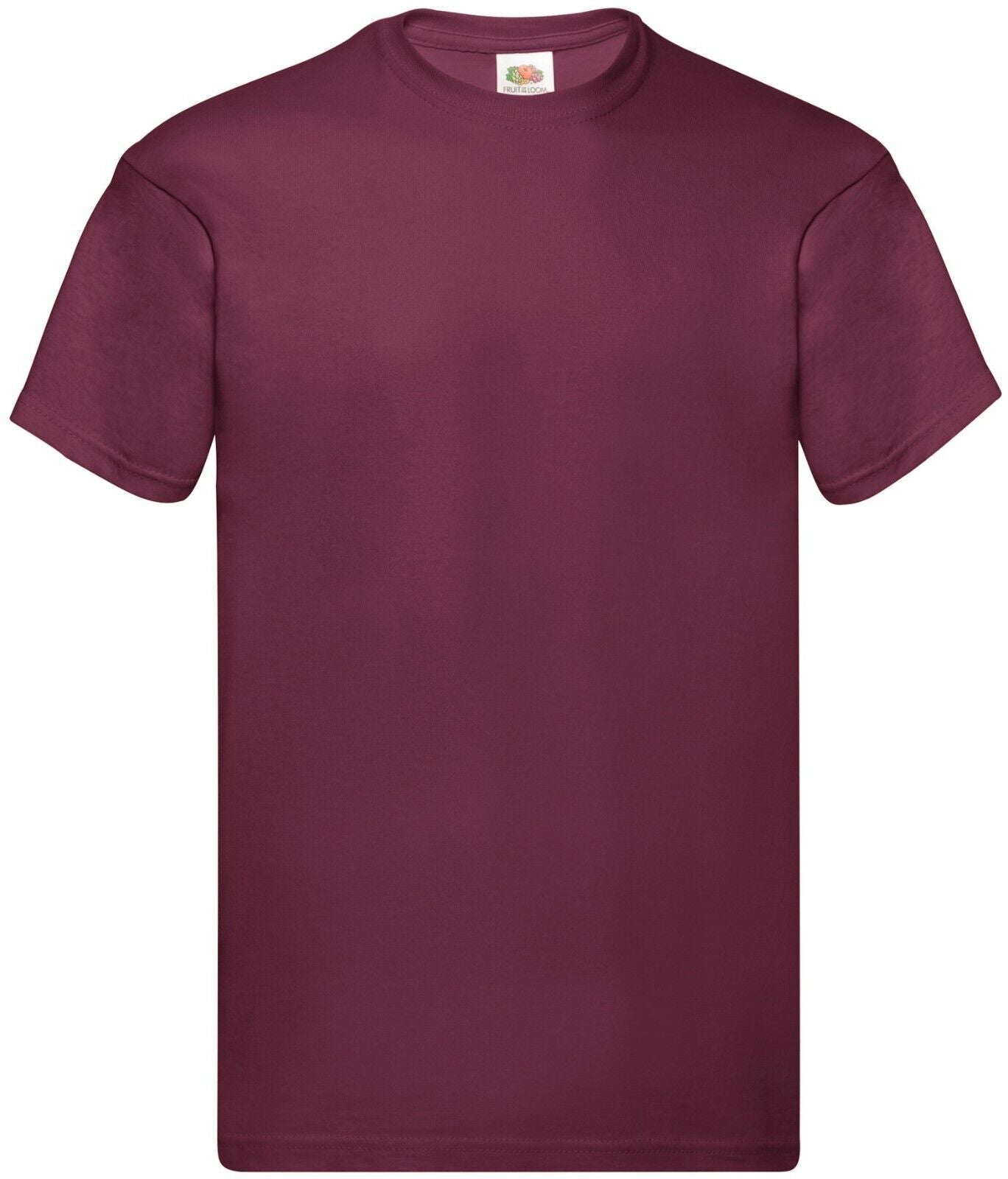 Fruit of the Loom Mens T Shirts Plain Cotton Short Sleeve T-Shirt Tee Top New