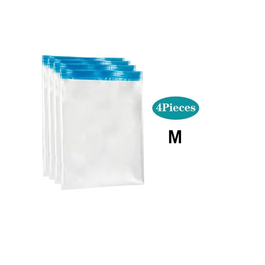 Travel Compression Bags, Roll up Travel Space Saver Bags for Luggage, Cruise Ship Essentials Cothes
