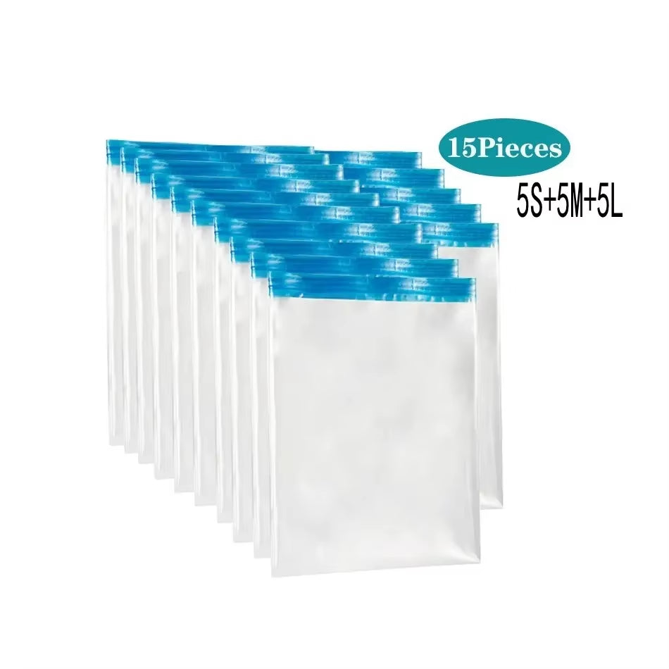 Travel Compression Bags, Roll up Travel Space Saver Bags for Luggage, Cruise Ship Essentials Cothes