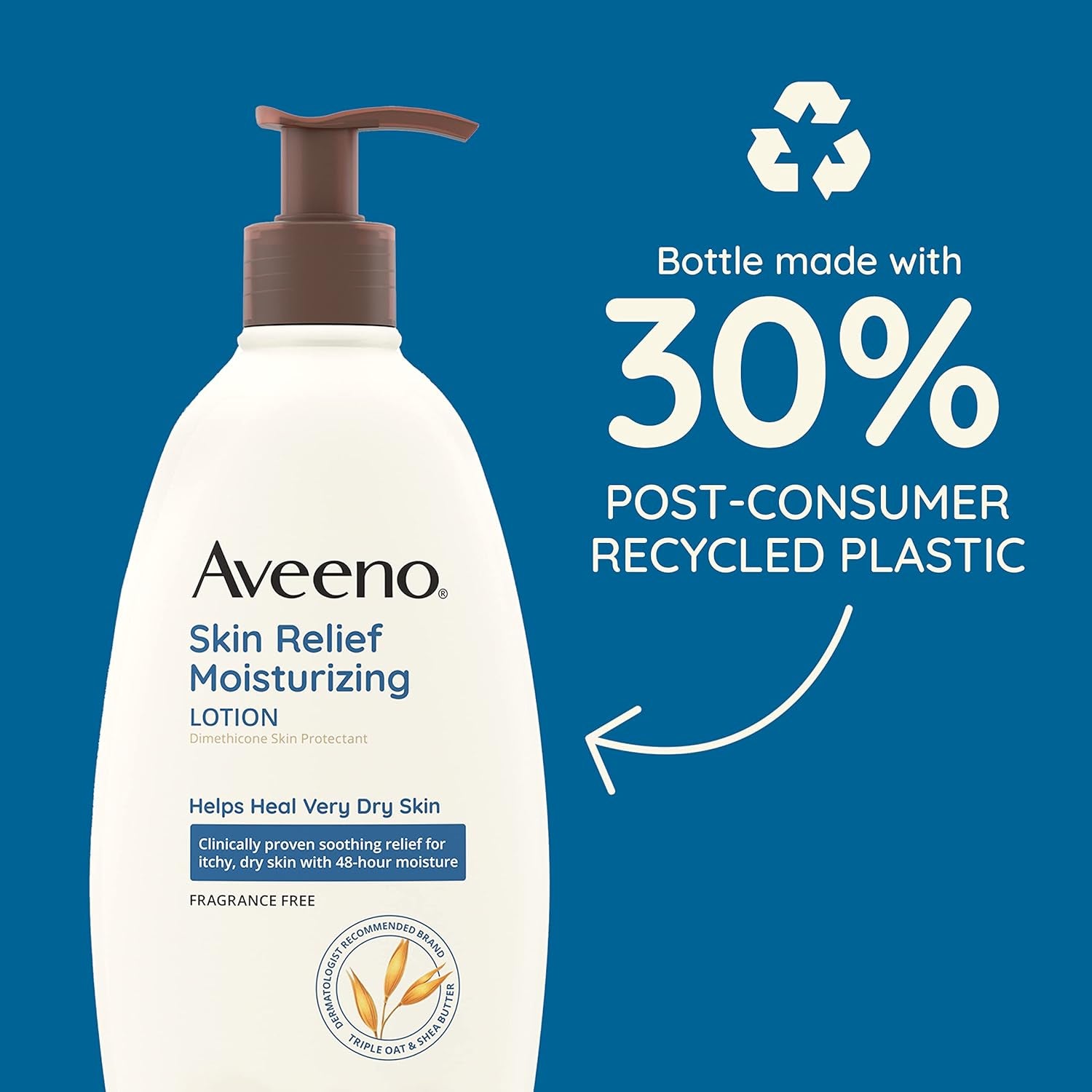 Active Naturals Skin Relief Moisturizing Lotion, Fragrance Free - 18 Oz