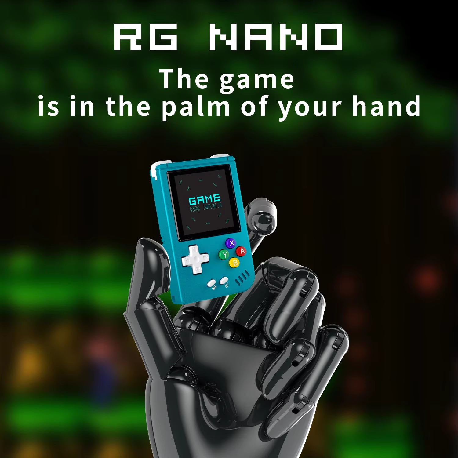 G Nano Handheld Game Console Portable Retro Video Games Consoles Hand Held Aluminum Alloy CNC Music Player 1.54Inch IPS
