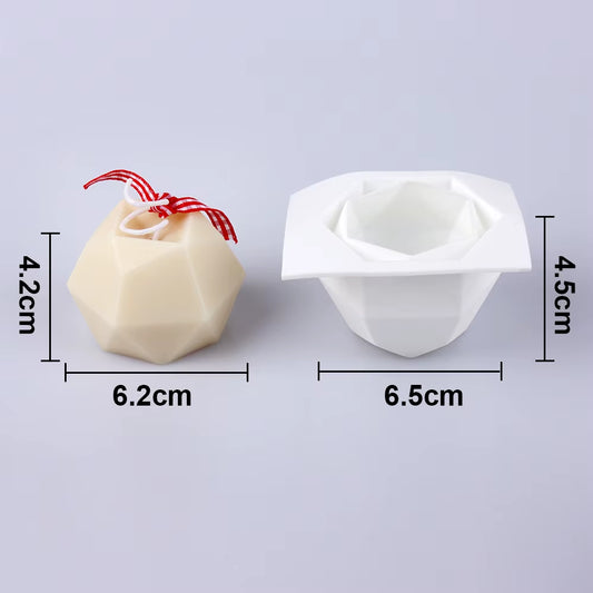 Newest Square Magic Cube Candles Mould Soy Wax Candles Mold 3D Silicon Molds for Resin Art Candle Candle Plaster Making Mould