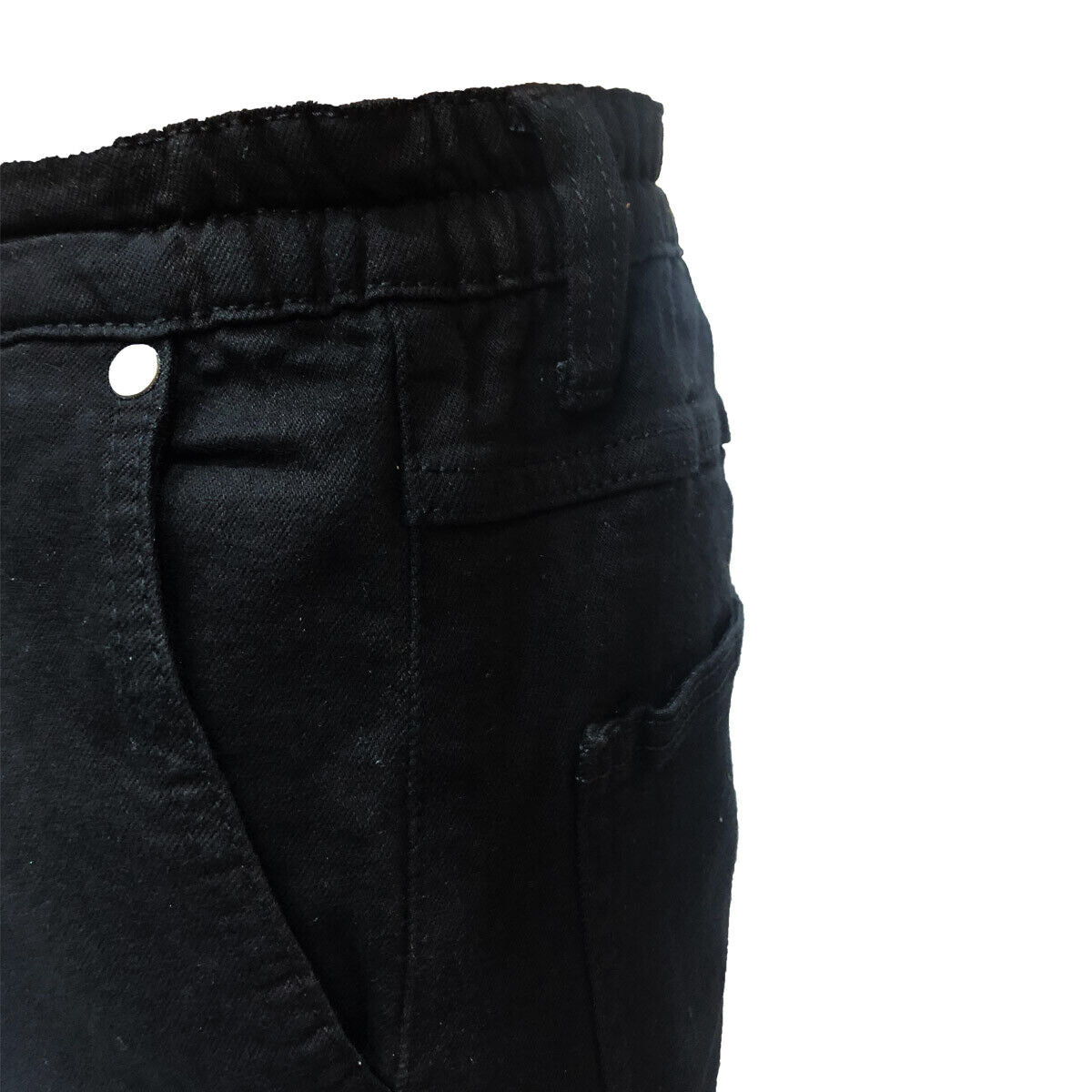 Straight Fit Elasticated Waist Stretch Mens Denim Jeans