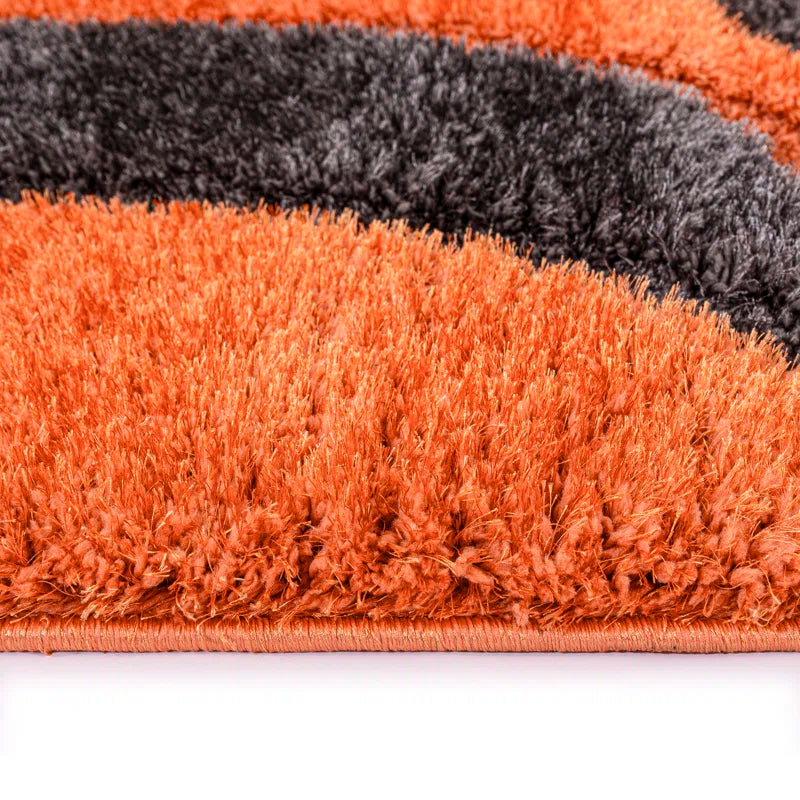 Aericka Geometric Machine Tufted Shag 120Cm X 170Cm Indoor / Outdoor Area Rug