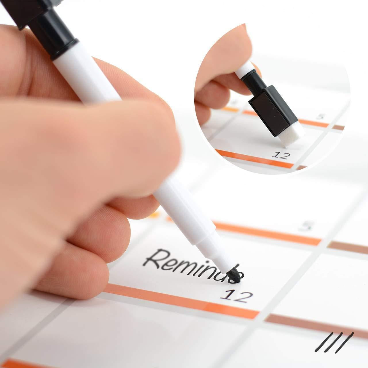 CALENDER Fridge Board Magnetic Pen Notice Memo Planner Whiteboard Large Monthly