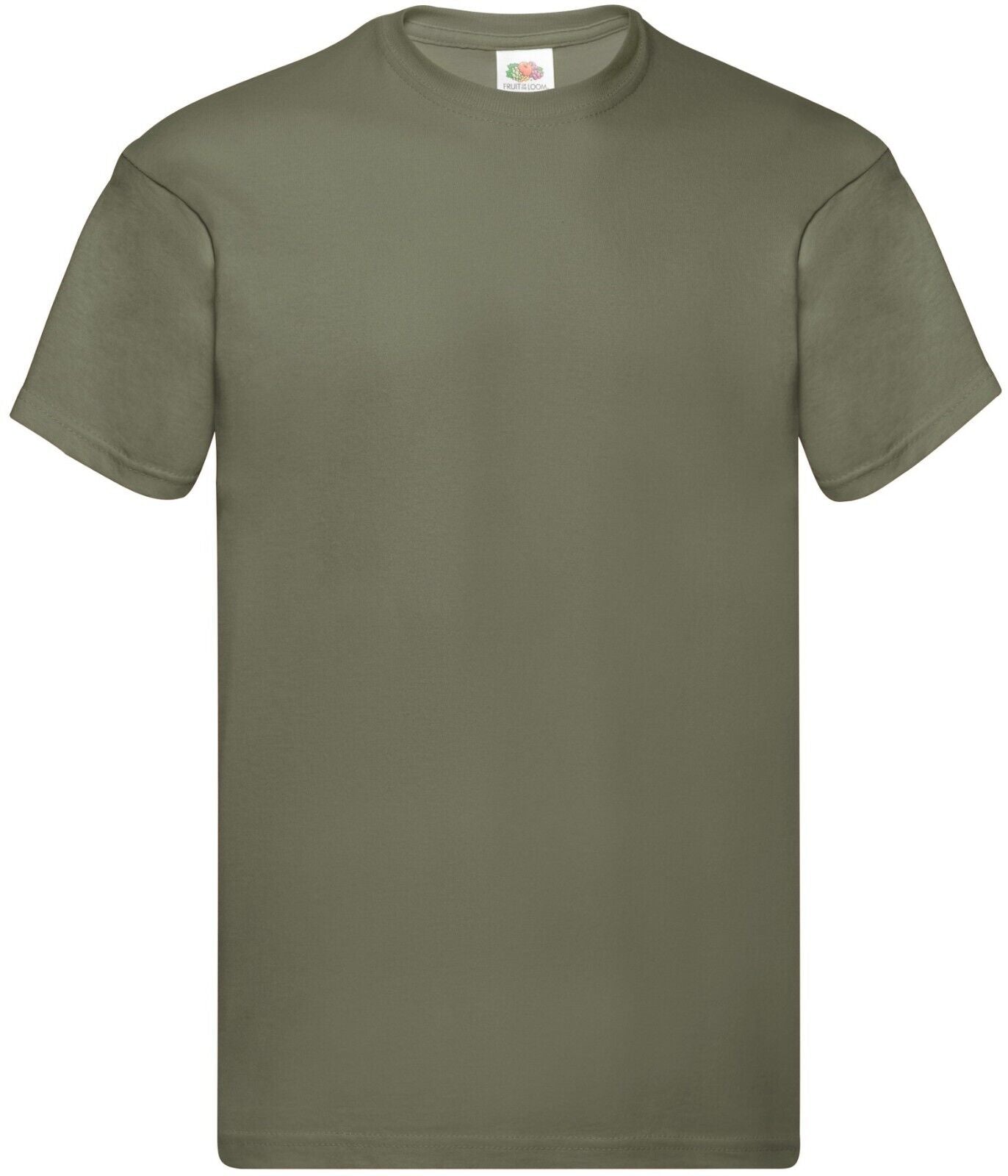 Fruit of the Loom Mens T Shirts Plain Cotton Short Sleeve T-Shirt Tee Top New